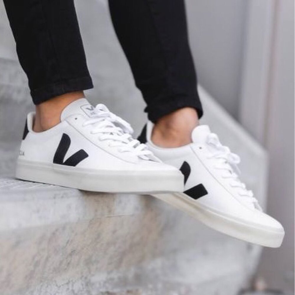 Veja Campo Chromefree Leather - Extra White/Black